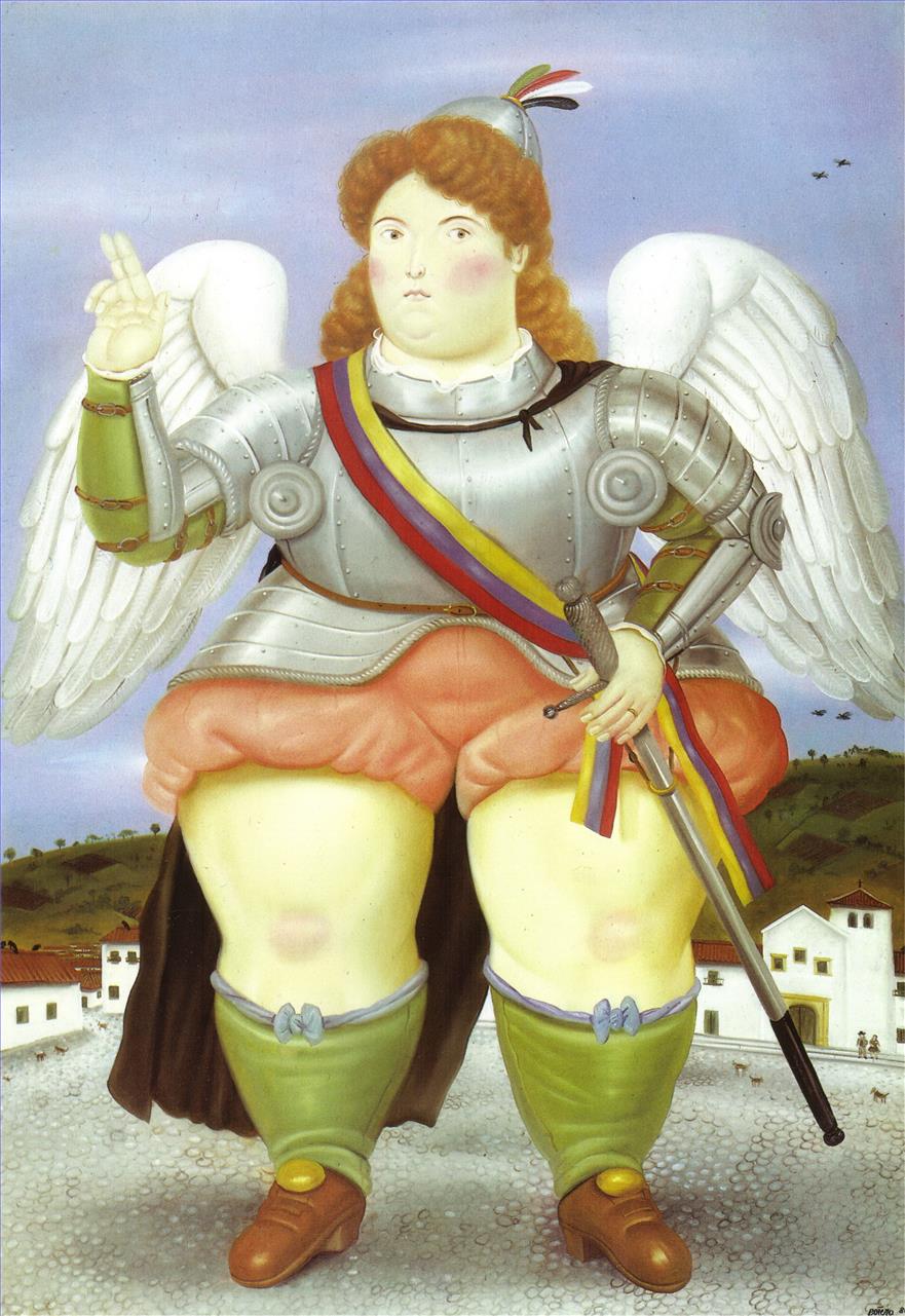 The Archangel Gabriel Fernando Botero Oil Paintings